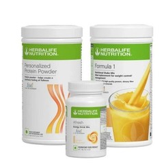 Combo of Herbalife Formula 1 Mango Shake Protein 400g + Afresh 50gm