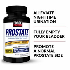 Force Factor Prostate – Prostate Support w/ Beta-Sitosterol & Saw Palmetto