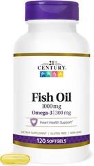 Omega-3 Fish Oil Softgels for Heart & Cellular Support