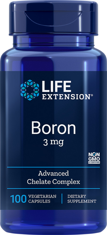 Life Extension Boron 3 mg 100 VegCaps 3-PACK