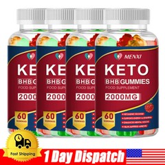 Keto BHB Diet Gummies 2000MG- Fat Burner ACV Weight Loss Appetite Suppressant