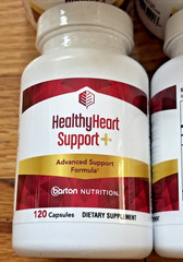 LOT OF 12!! Barton Healthy Heart Plus Advance Support 120 Caps EACH EXP 5/25