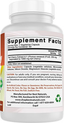Tart Cherry Extract 1000mg Capsules 60 Count