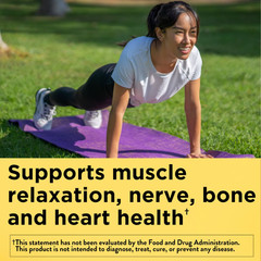 Nature Made Magnesium Citrate 250mg Muscle, Nerve, Bone&Heart Support Supplement