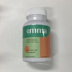 emma Dietary Supplement Digestive Support Gas & Bloating Relief 60 Capsules
