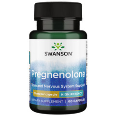 Swanson High Potency Pregnenolone 25 mg 60 Capsules