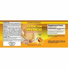 African Mango Extract Weight Management & Energy Support Brain Health Supplement
