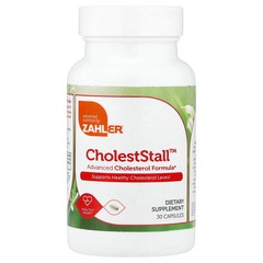 2 X Zahler, CholestStall�, Advanced Cholesterol Formula, 30 Capsules