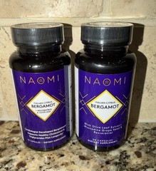 Naomi Italian Citrus Bergamot Supplement 30 Capsules 2 BOTTLES Wellness Support