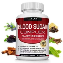 Blood Sugar Complex with 20 Vitamins and Minerals , 60 Caps