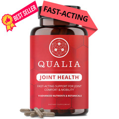 Qualia Joint Health 9 Advanced 56 Count (Pack of 1), Red