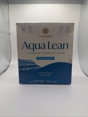 Live Pure Aqua Lean L-Carnitine Prebiotics Blend. BlueLemonade.Sealed. MFG 01/25