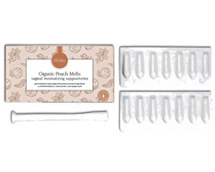 ORGANIC PEACH VAGINAL MOISTURIZING SUPPOSITORY MELTS 14 Suppositories + 1 .