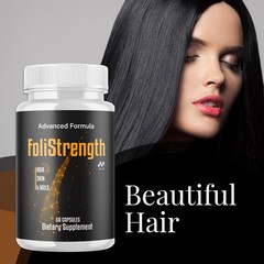 (1 Pack) FoliStrength Advanced Hair Growth Formula Foli Strength 60 Capsules