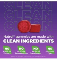Natrol MELATONIN 10 mg SLEEP AID- Strawberry GUMMIES For KIDS Adults BETTER REST
