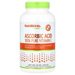 2 X NutriBiotic, Immunity, Ascorbic Acid, 100% Pure Vitamin C, Crystalline Powd