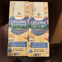 Prunucis 2000MG Liposomal Glutathione Liquid, 98% 4 Fl Oz (Pack of 2 x 2FL Oz