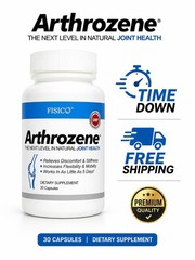 5 pack Fisico Arthrozene Natural Joint Health Supplement 30 Capsules Exp 12/28