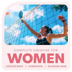 Micro Ingredients Creatine Hydration for Women (Strawberry Flavor)