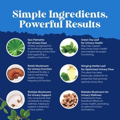 Herbal Prostate Health Supplements for Men – with Beta Sitosterol Selenium 90ct