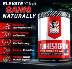 Turkesterone 1500mg – 120 Capsules, Non-GMO & Gluten-Free Supplement USA