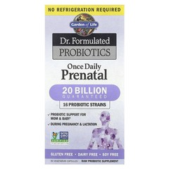 2 X Garden of Life, Dr. Formulated Probiotics, Once Daily Prenatal (no refriger