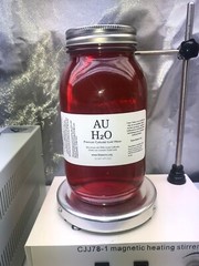 Colloidal Gold Mineral Water 100% Organic Handmade 40PPM Reusable Jar