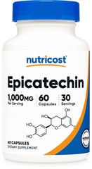 Nutricost Epicatechin (1,000mg) 60 Capsules – Vegan, Gluten-Free, GMO-Free