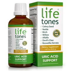 Uric Acid Support Liquid Joint Health Cleanse 3.38 fl oz Life Tones Women High