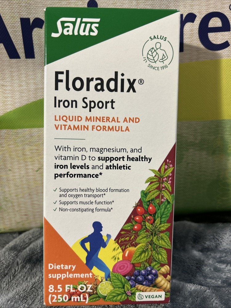 Salus Floradix Iron Sport 8.5 Oz, Exp. 05/2028