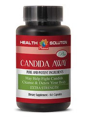 Foods and herbs – CANDIDA AWAY – Cleanse away toxins – 1 Bottle, 60 Capsules
