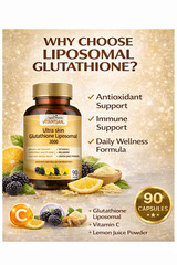 L Glutathione Collagen Skin Renewal Glow-enhancing Dark Spots 90 Capsules Vit C