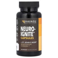 2 X Havasu Nutrition, Neuro-Ignite� + St. John’s Wort, 30 Capsules