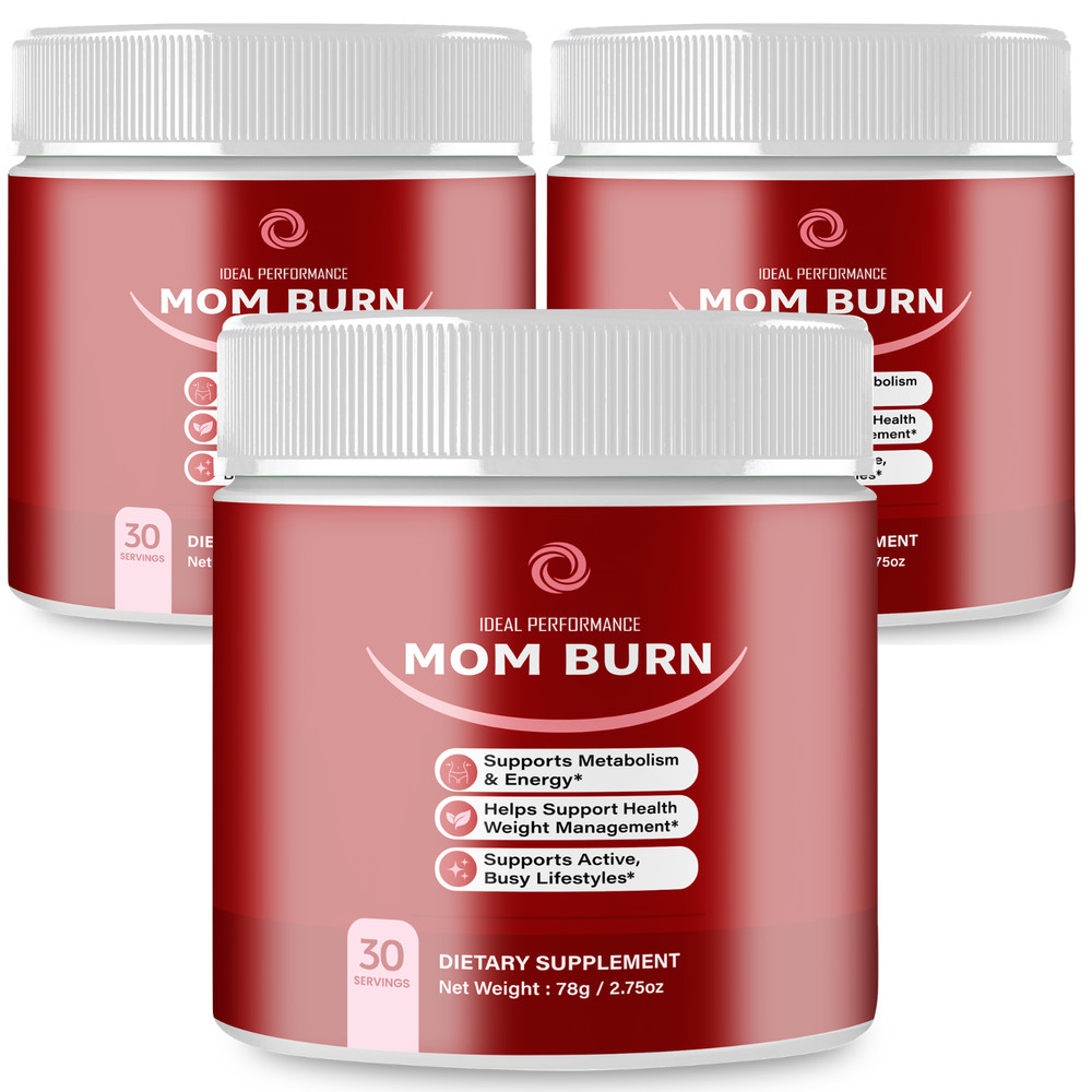 Mom Burn Powder, Official MomBurn Powder for Women Supplement (3 Pack)