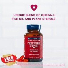 Wiley’s Finest fish oil 120 softgels heart health
