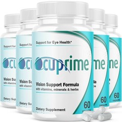 Ocuprime for Eyes Supplement Vision Pills (5 Pack – 300 Capsules)