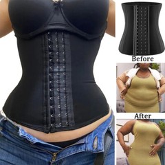 Fajas Reductoras Colombianas Latex Waist Trainer Body Shaper Long Torso Cincher.