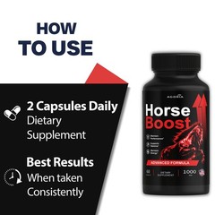 (4 Pack) Horse Boost Pills Male Health Support Formula HorseBoost 240 Capsules