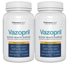 Vazopril Blood Pressure Support Supplement Healthy Heart Blood Circulation 2Pack