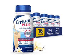 Ensure Plus Nutrition Shake Vanilla 16 Pack 16g Protein 8oz