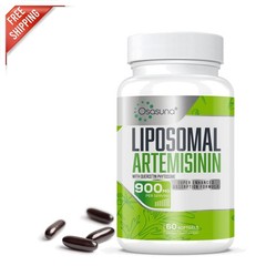 2- Supply: 900 mg Liposomal Artemisinin & 200 mg Quercetin – 60 Softgels