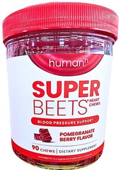 HumanN SuperBeets Heart Chews Pomegranate Berry 90 Count