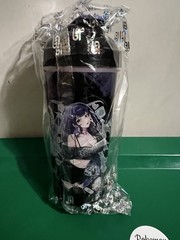 G FUEL Anime Girl 16oz Reusable Goth Shaker Bottle Black/Purple Screw-on Lid OOP