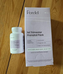 BRAND NEW Perelel 1st Trimester Prenatal 30 Packs + Choline Boost 60 Caps GF