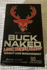 Bucked Up BUCK NAKED Weight Loss Management 90 Caps Exp 07/2026
