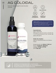 Ismerely Agua Coloidal 500ml antibiotico natural disminuye la inflamación