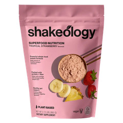 Shakeology 0g Added Sugar Tropical Strawberry/Vegan Protein 30 Serving Bag