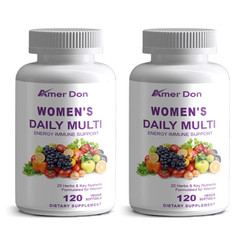 120 PCS X 2 Bottles Women’s Multivitamin -Women’s Health Multivitamin Complex ﻿