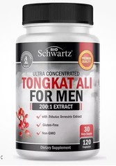 BioSchwartz Tongkat for Men’s Health, 1020mg, 120ct, Exp 3/26
