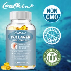 Collagen Bone Complete – Calcium, Magnesium,Vitamin D3,K2 – Bone & Muscle Health